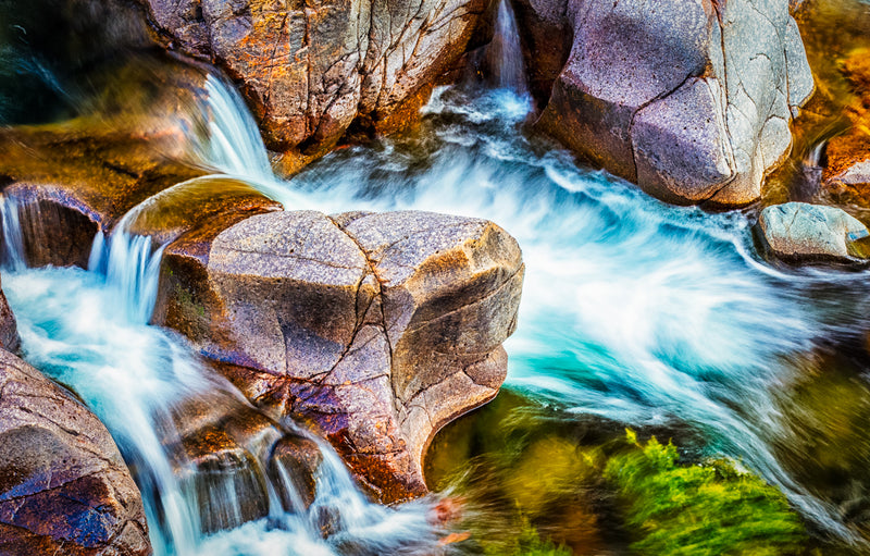 The perennial battle between water and rock forms this beautiful photograph from Missouri